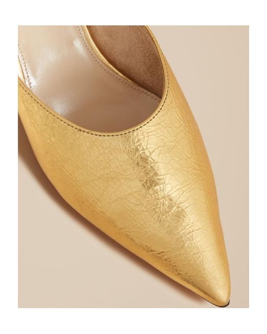 Khaite Natural The River Pointed-Toe Mules