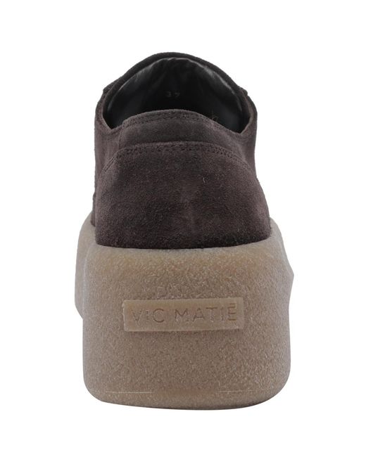 Vic Matié Black Lace-Up Sneakers
