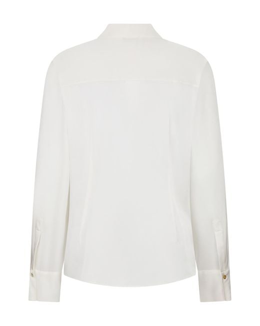 Vince White Silk Shirt