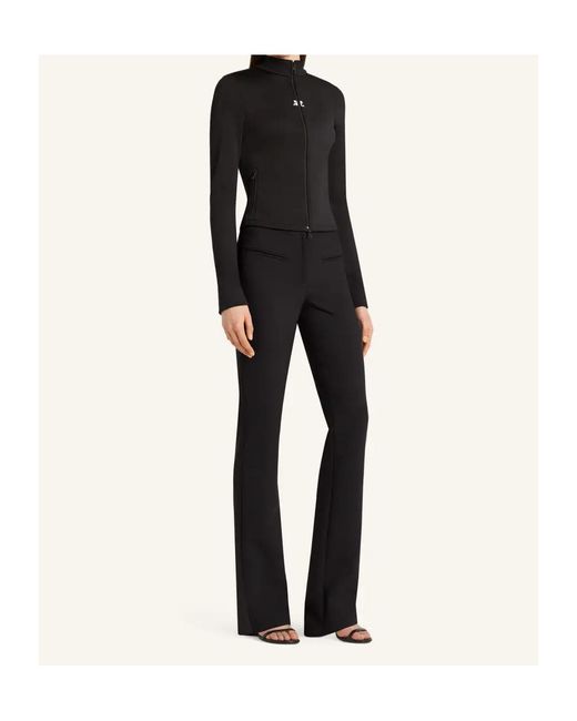 Courreges Black Courrèges Biker Tracksuit Jacket