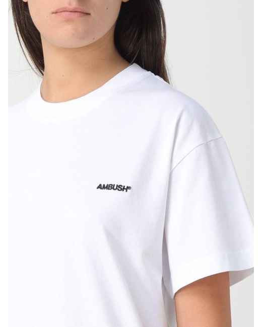 Ambush White Logo Detailed Pack Of Three T-Shirt