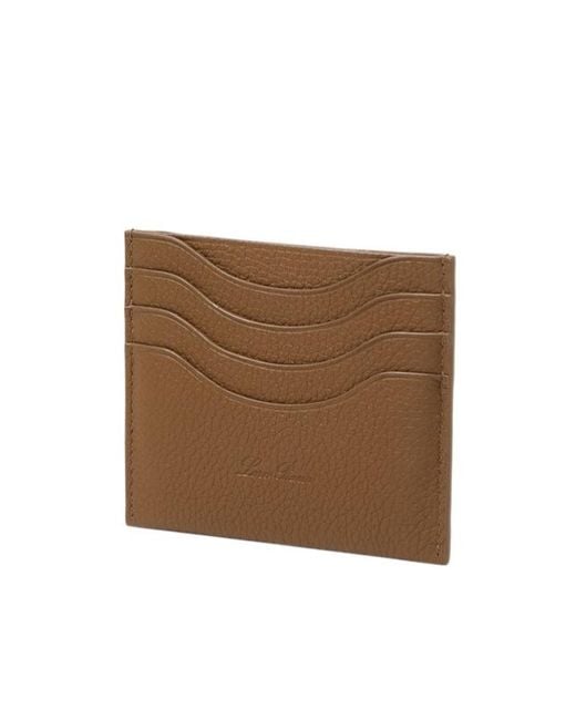 Loro Piana Brown Extra Cardholder for men