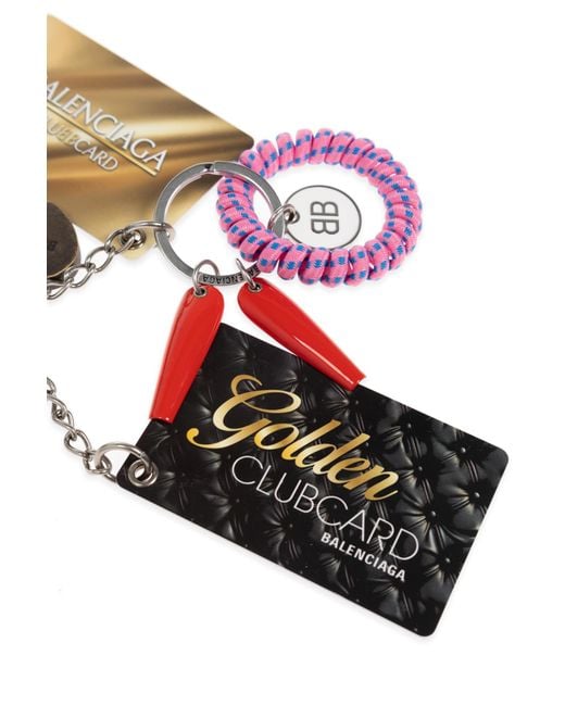 Balenciaga Blue Keychain Accessory Set