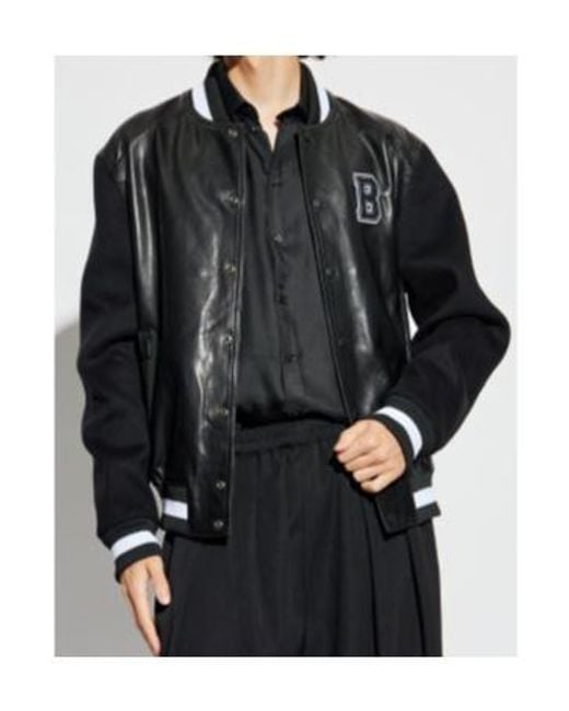 Balmain Black Bomber Jackets for men