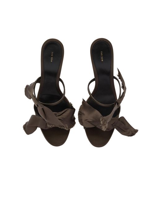 The Row Brown High-Heeled Sandals