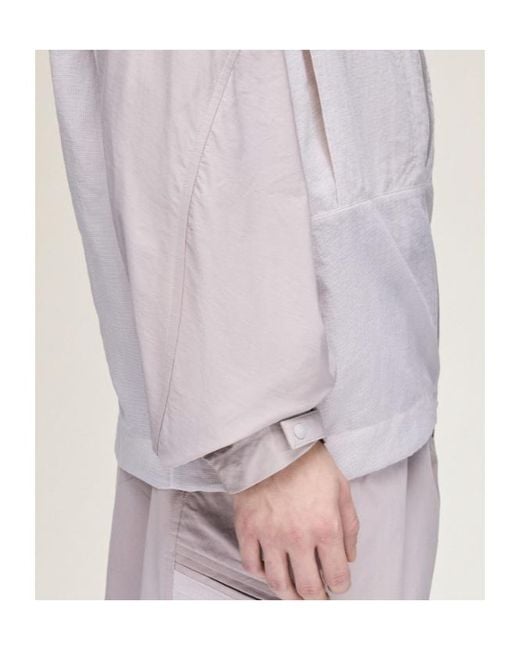 Y-3 Gray Zip-Up Hooded Jacket for men