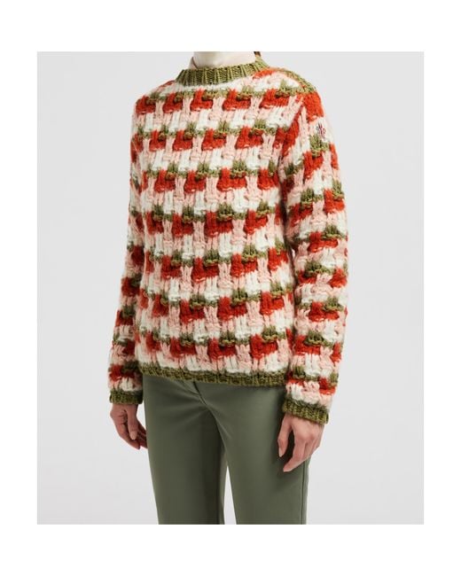 Moncler Multicolor Grenoble Crewneck Knitted Jumper