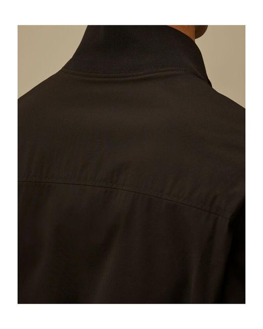 C P Company Black Flap-Pocket Jacket for men