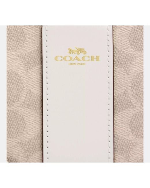 COACH Natural Corner Zip Wristlet