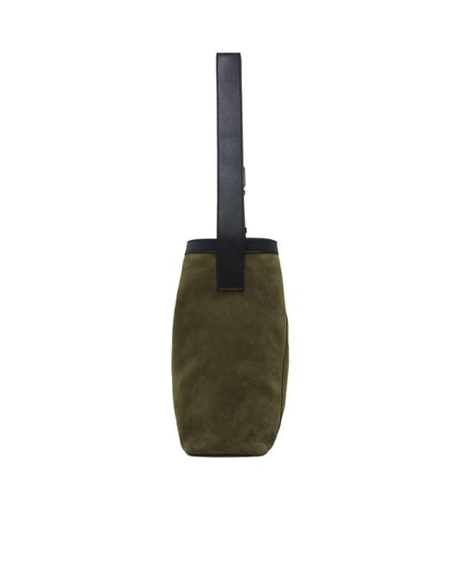 McQueen Green Mcqueen Pendant Shoulder Bag for men