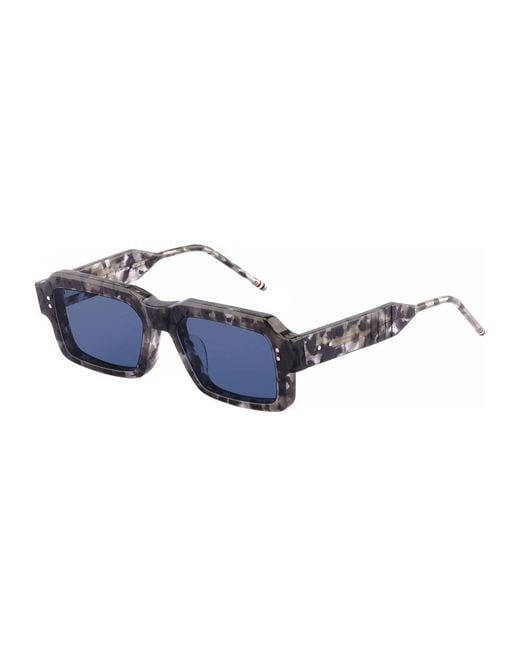 Thom Browne Blue Square-Frame Sunglasses for men