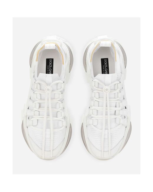 Dolce & Gabbana White Airmaster Low-Top Sneakers for men