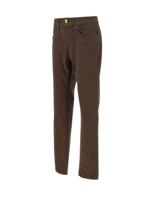 Jeckerson Brown Trousers for men