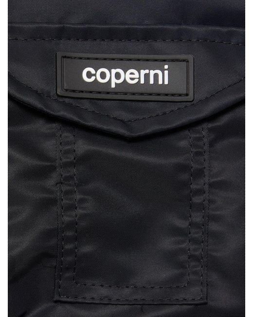 Coperni Black Hollow-Out Zipper Casual Jacket
