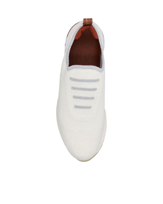 Loro Piana White 360 Lp Flexy Sneakers