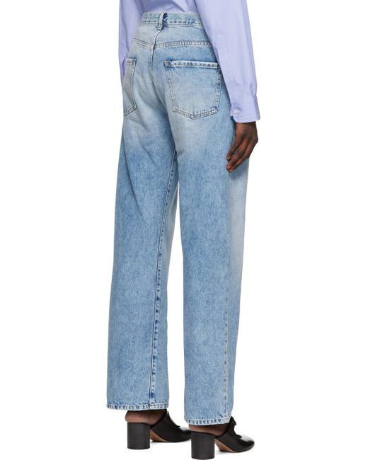 Maison Margiela Blue Classic Bootcut Jeans