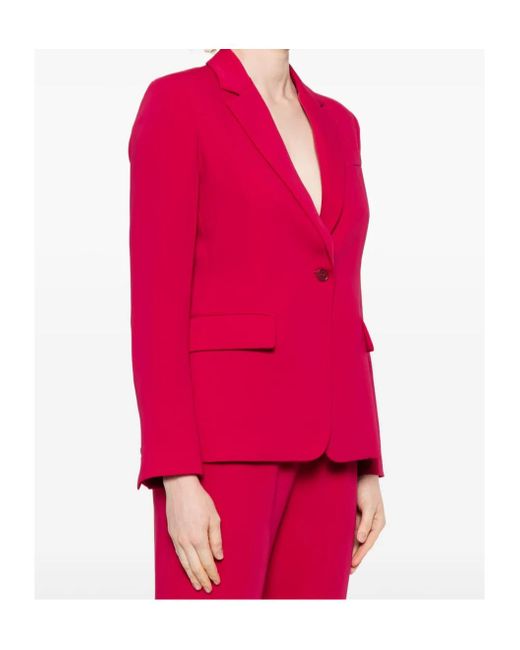 P.A.R.O.S.H. Pink Single-Breasted Blazer