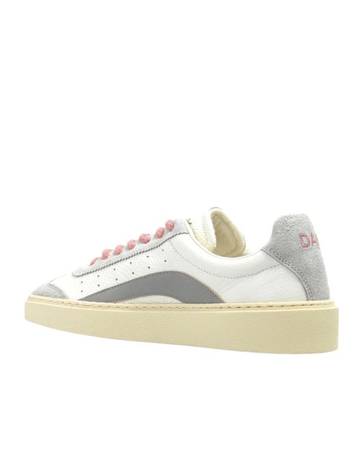 DSquared² White Rider Lace-Up Sports Shoes