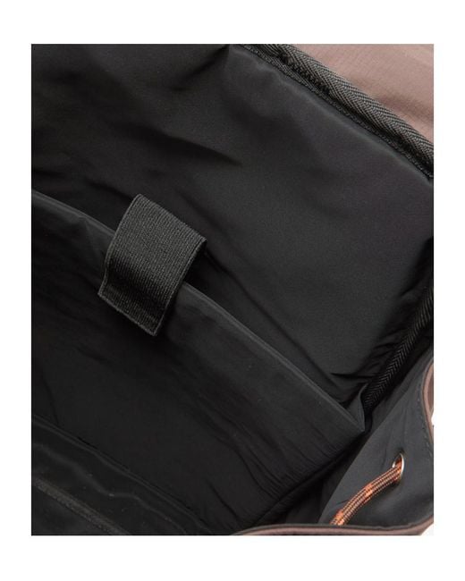 A.P.C. Brown Buckled Foldover Top Trek Backpack for men