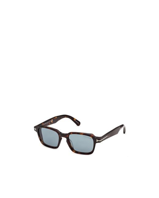 Tom Ford White Eyewear Square Frame Sunglasses for men