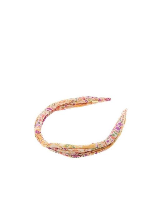 Etro White Pattern Hair Band