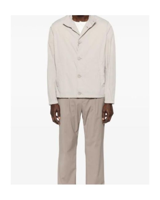Herno White Buttoned Jacket for men