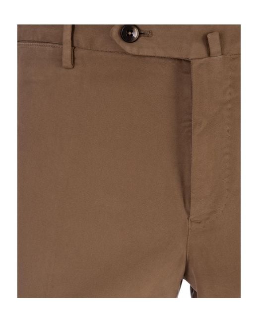 Pt Pantaloni Gray Pt Torino Slim Flat-Front Pants for men