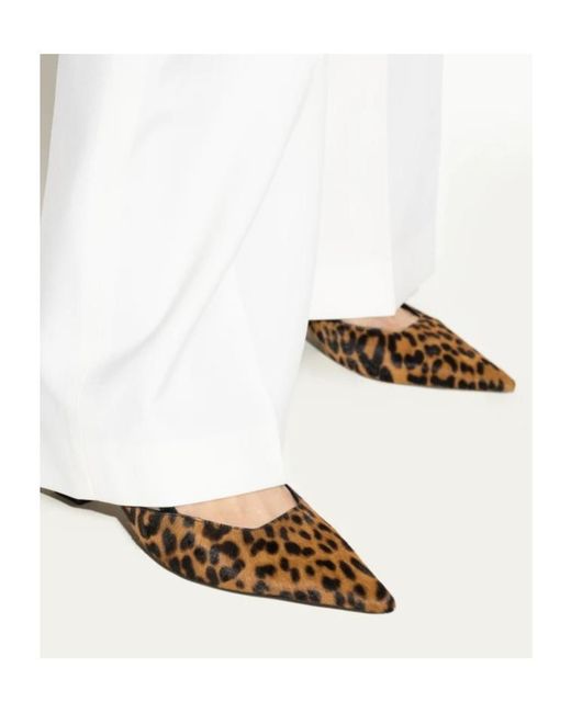 Stuart Weitzman Brown Slingback High Heel Sandals