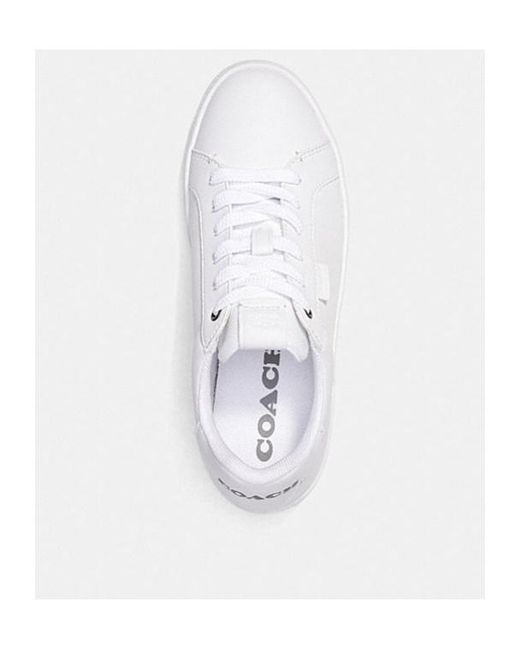 COACH White Non Tech Athletic Lowline Low Top Sneaker