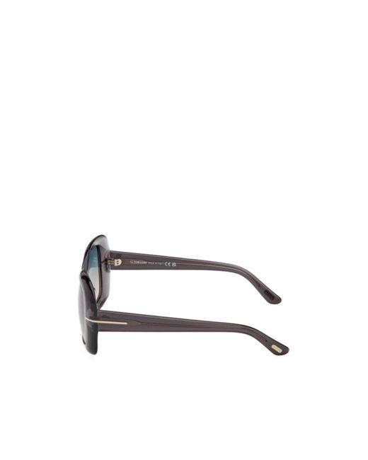 Tom Ford Blue Full-Rim Sunglasses