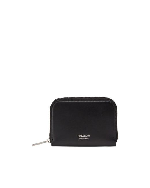 Ferragamo Black Logo Clip for men