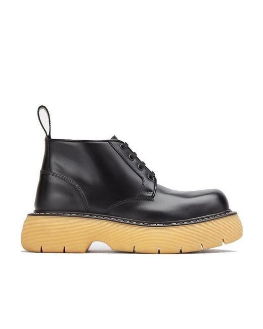 Bottega Veneta Blue Bounce Ankle Boots