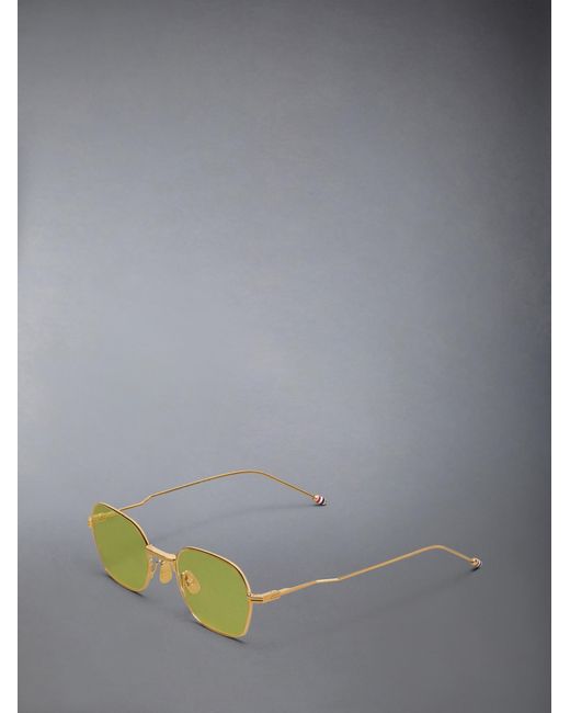 Thom Browne Green Full Frame Sunglasses