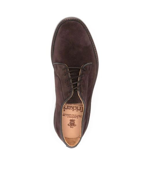 Tricker's Brown Lace-Up Business Dress Shoes for men