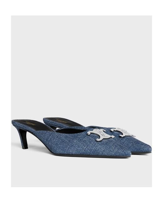 Céline Blue Alma Triomphe Mule