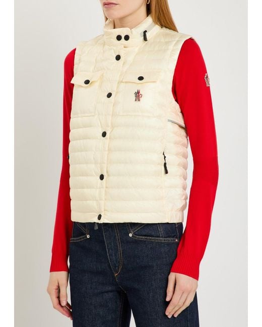 Moncler Natural Gumiane Padded Shell Gilet