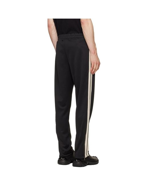 Palm Angels Black Classic Logo Track Pants for men