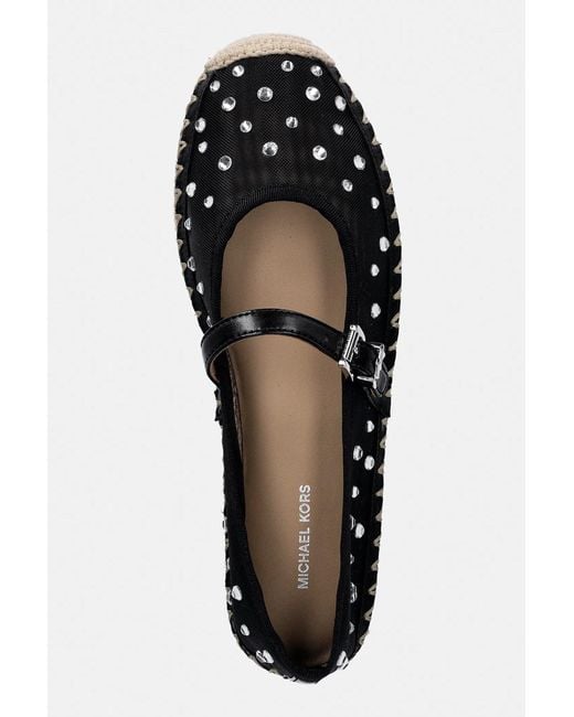 MICHAEL Michael Kors Black Lynn Embellished Espadrilles