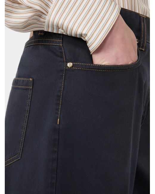 Max Mara Blue Studio Fatuo Straight Leg Trousers