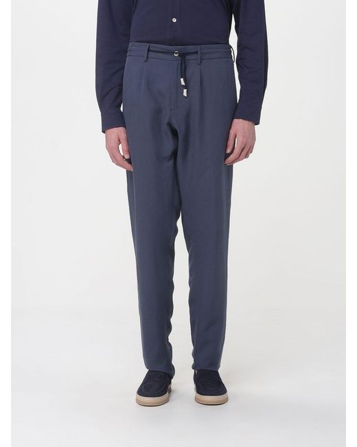 Eleventy Blue Button Single-Breasted Blazer for men