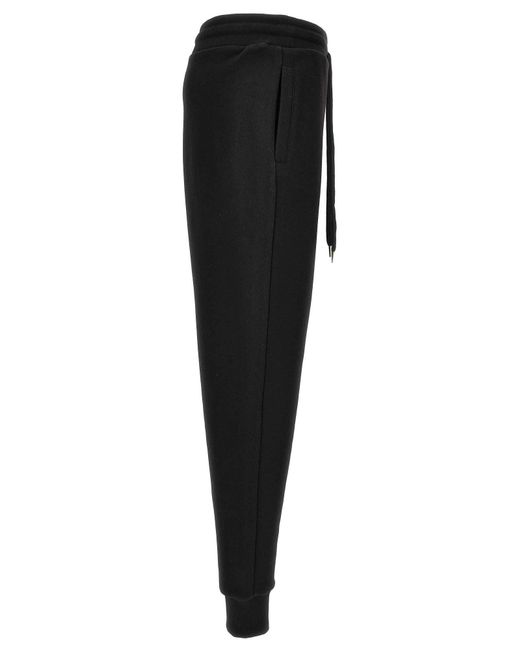 Versace Jeans Black V-Emblem Track Trousers