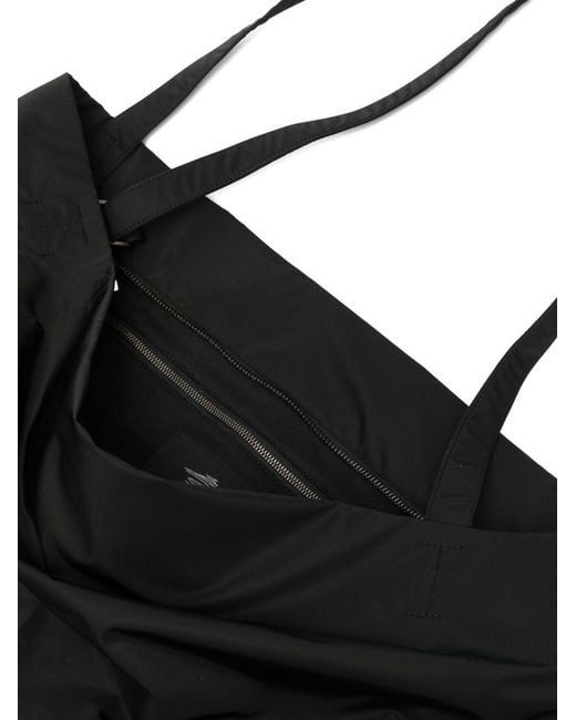 Yohji Yamamoto Black Unevenness Tote Bag