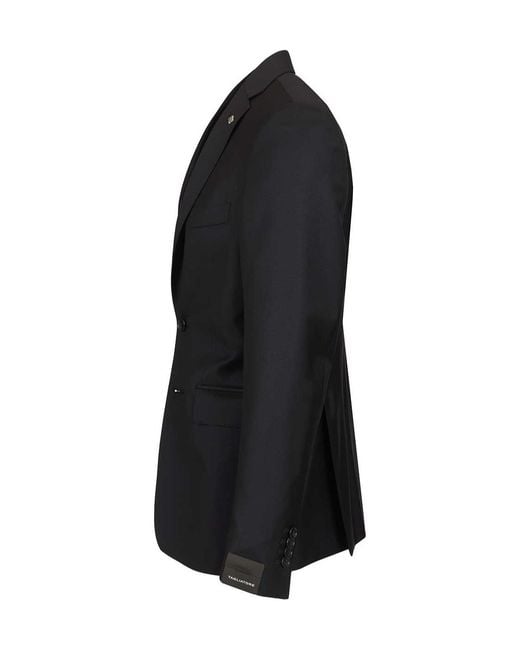 Tagliatore Black Single Breasted Two-Piece Suit for men