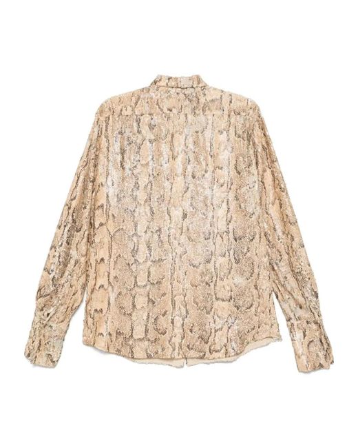 Dries Van Noten Natural Long Sleeve Shirt