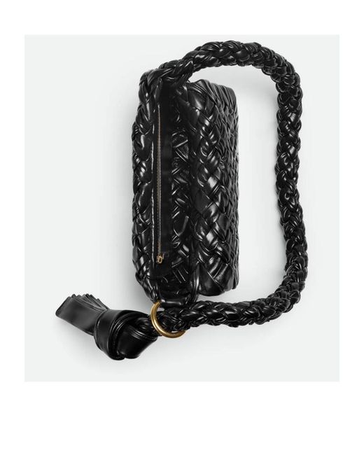 Bottega Veneta Black Kalimero Citta Shoulder Bag