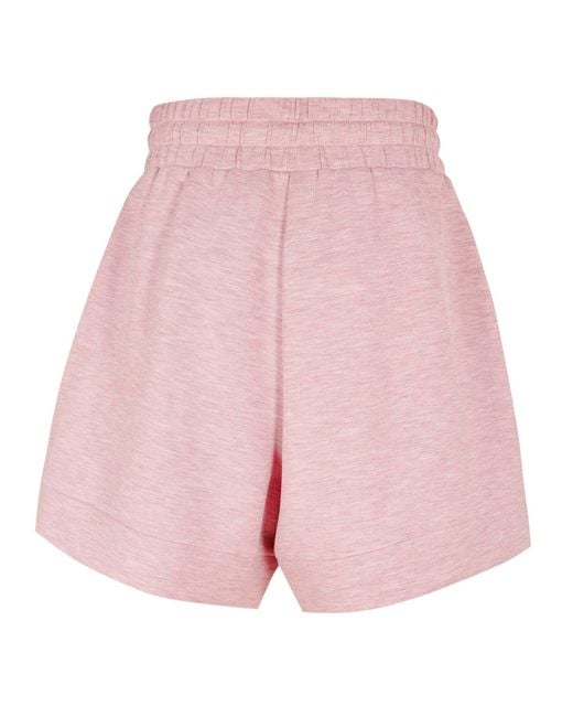 Varley Pink Drawstring Athletic Shorts