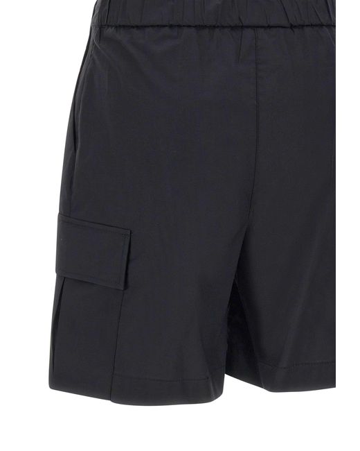 Kaos Blue Poplin Cotton Shorts