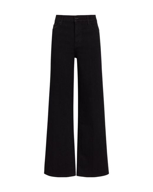 FRAME Black Le Slim Palazzo Wide-Leg Jeans