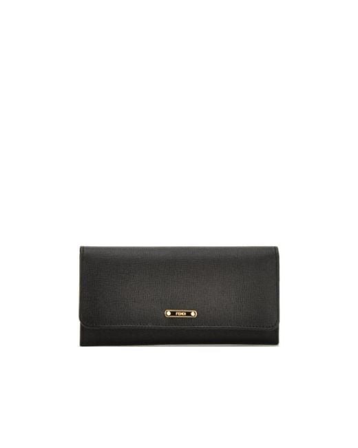 Fendi Black Logo Wallet