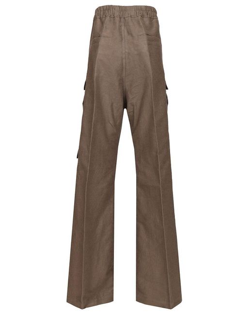 Rick Owens Brown Cargobelas Wide-Leg Pants for men